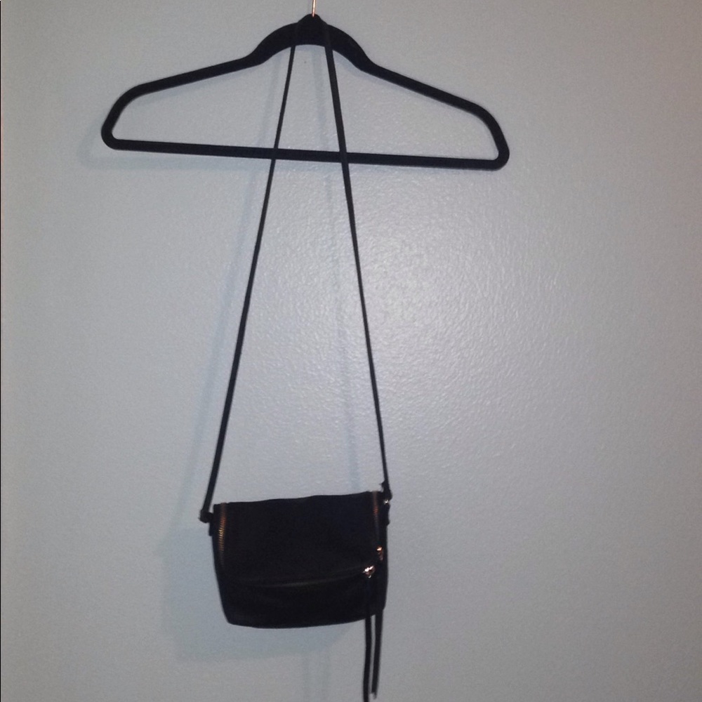Black cross body purse
